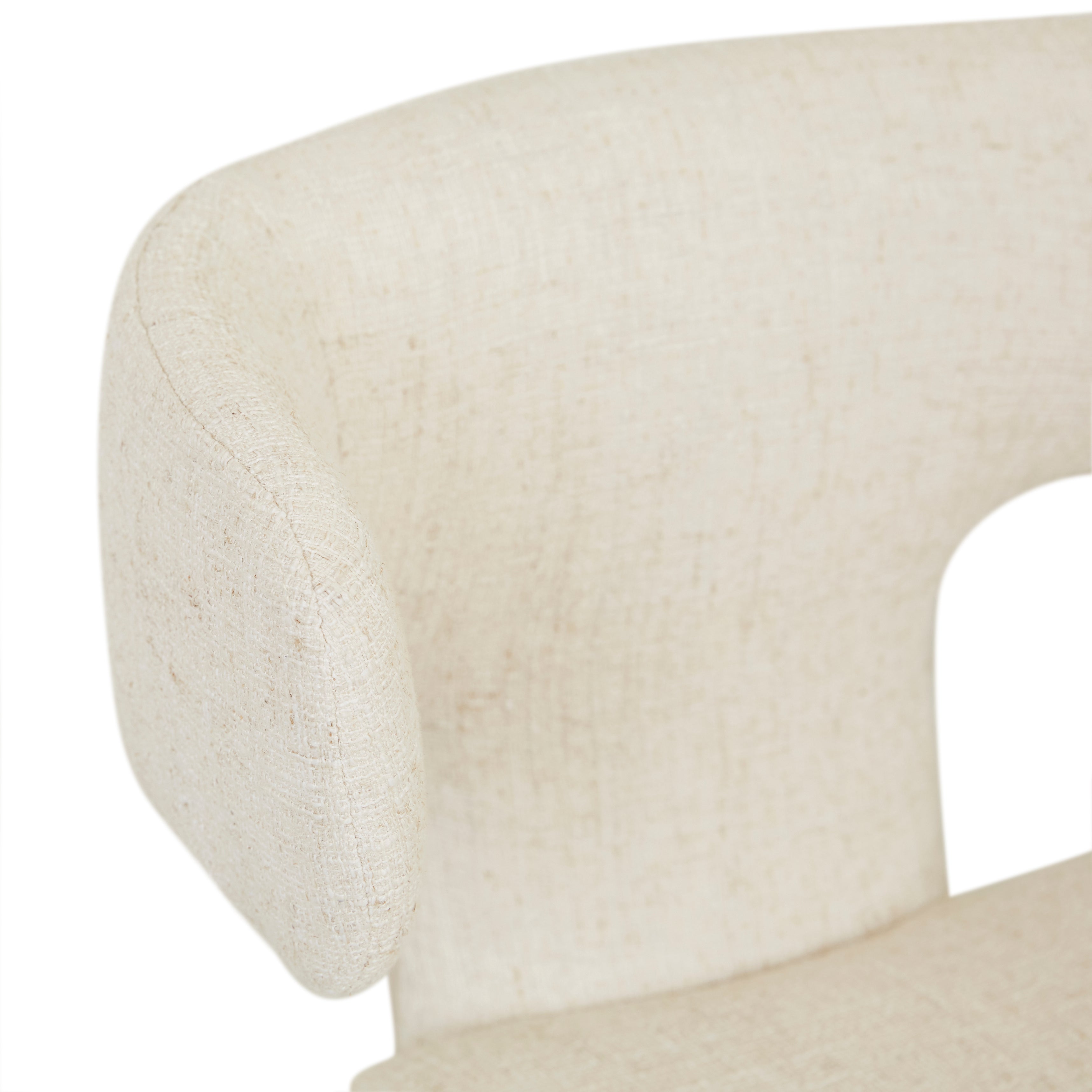 Hector Dining Armchair - Porcelain Weave