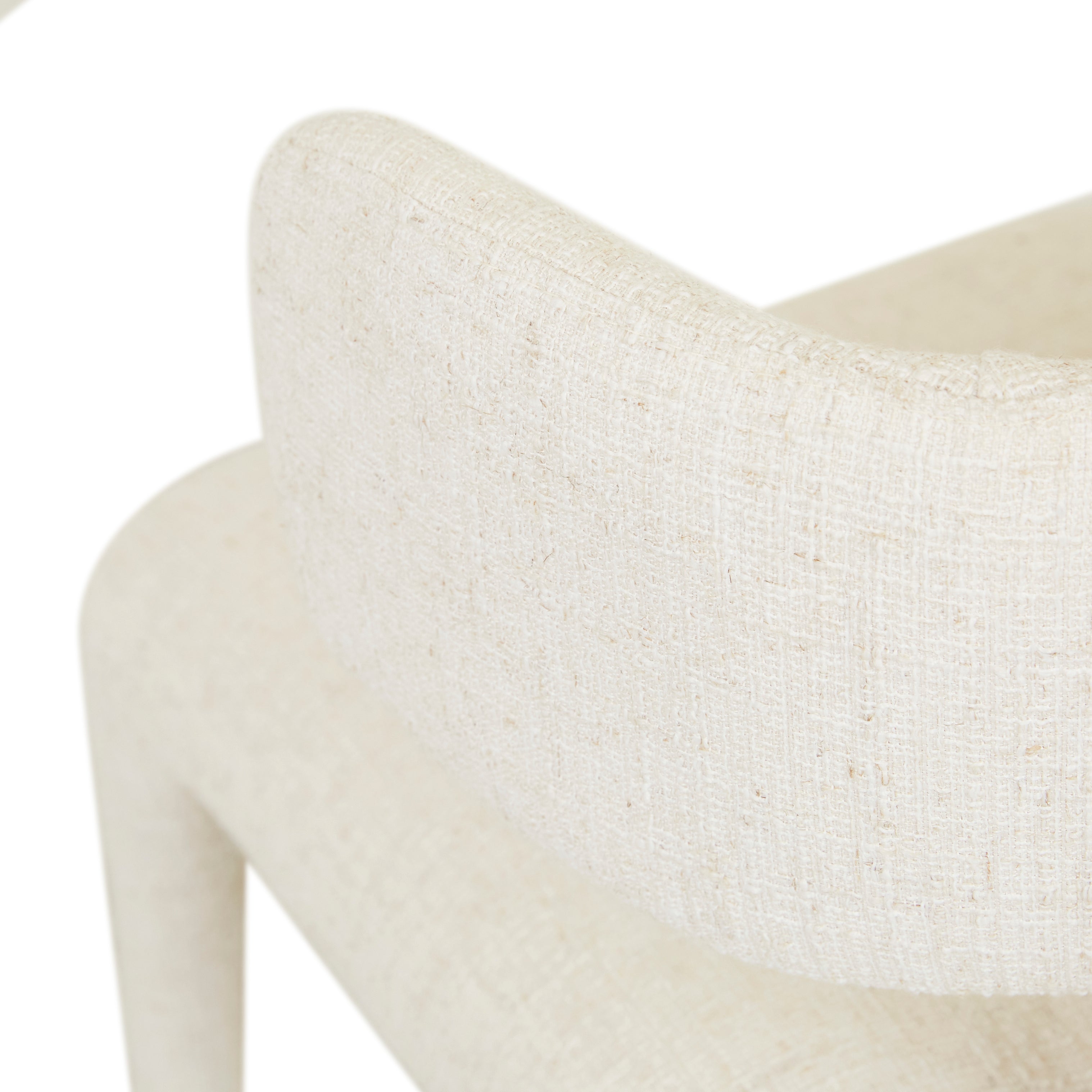 Hector Dining Armchair - Porcelain Weave