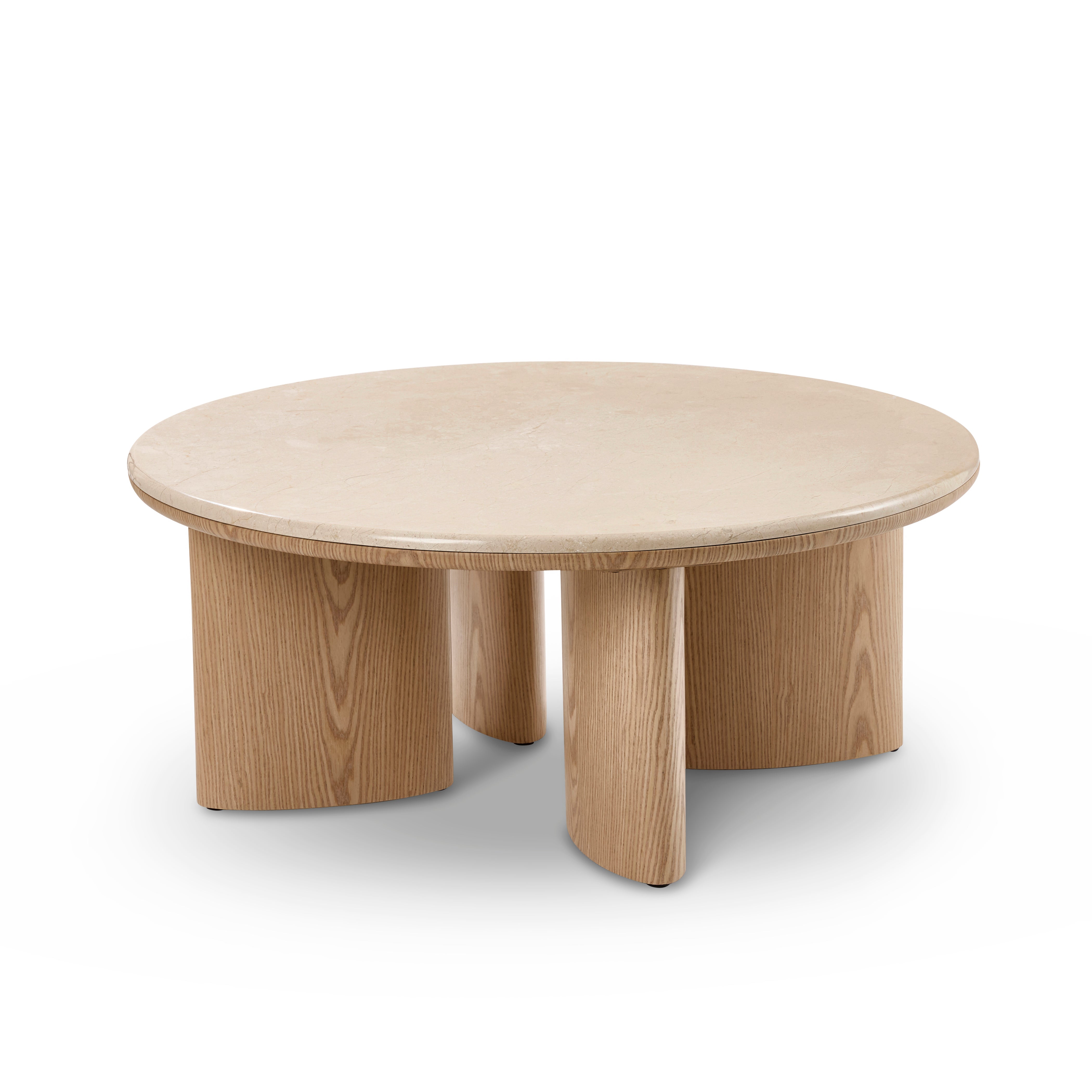 Carlyle Brown Marble Coffee Table
