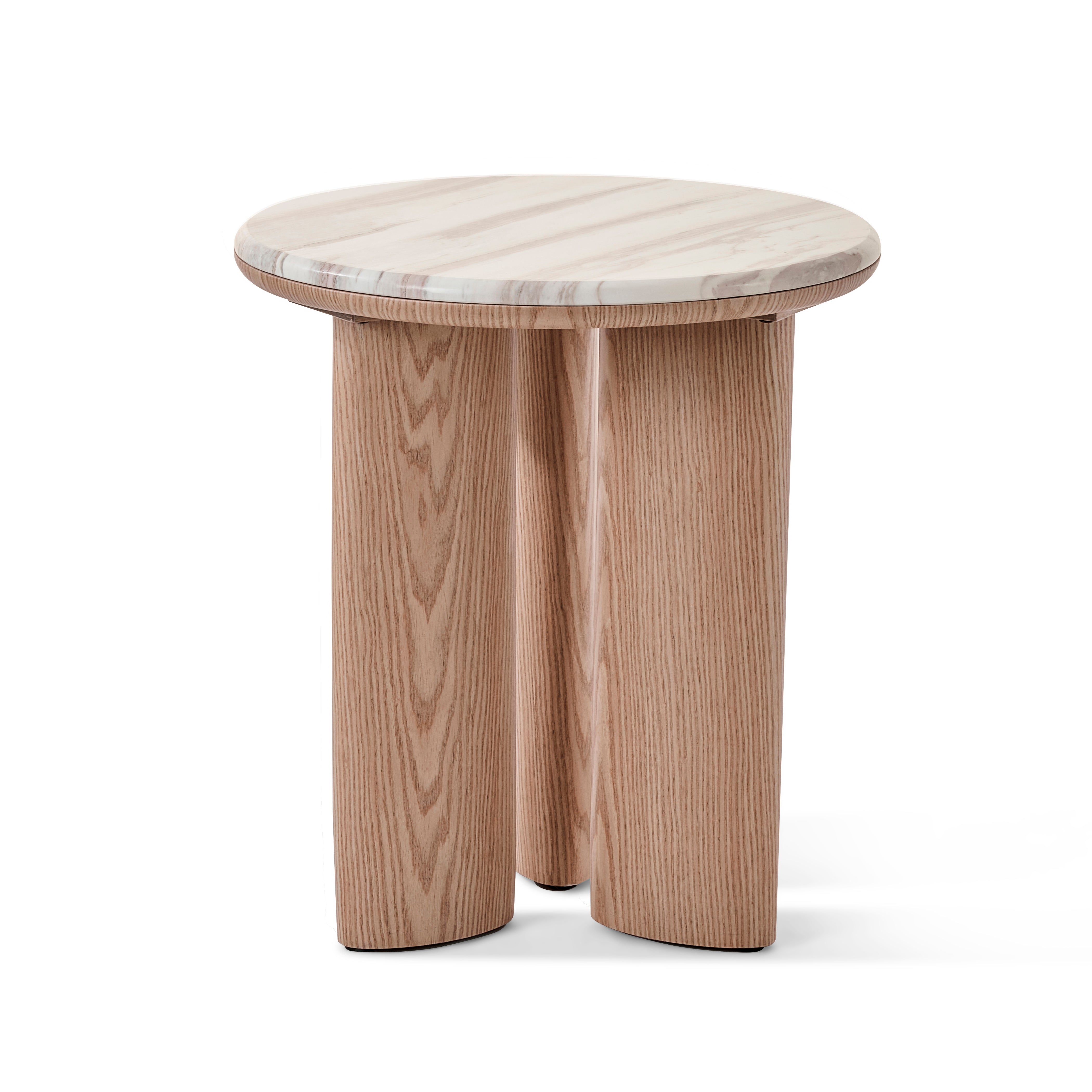 Carlyle White Marble Side Table