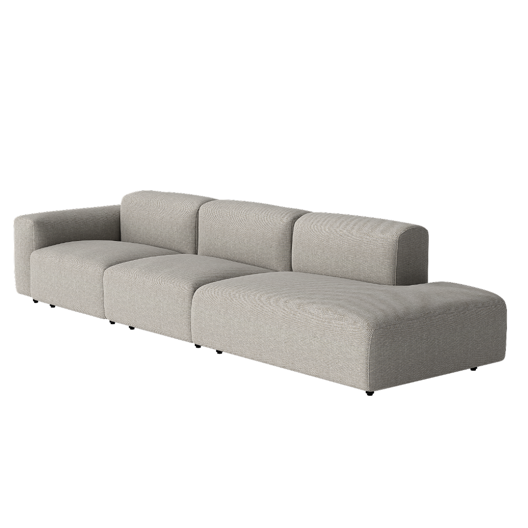 Cheese Modular Sofa - Light Grey