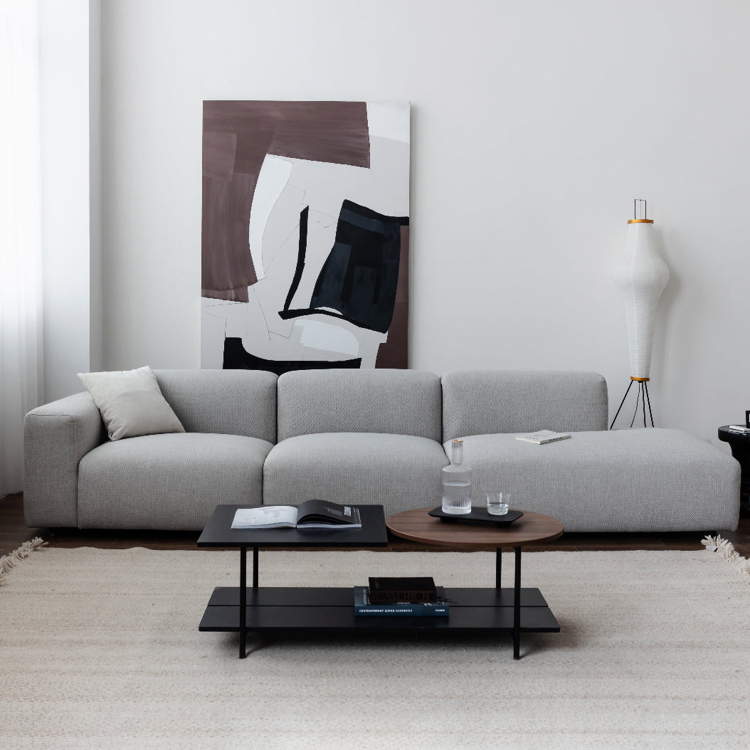 Cheese Modular Sofa - Light Grey