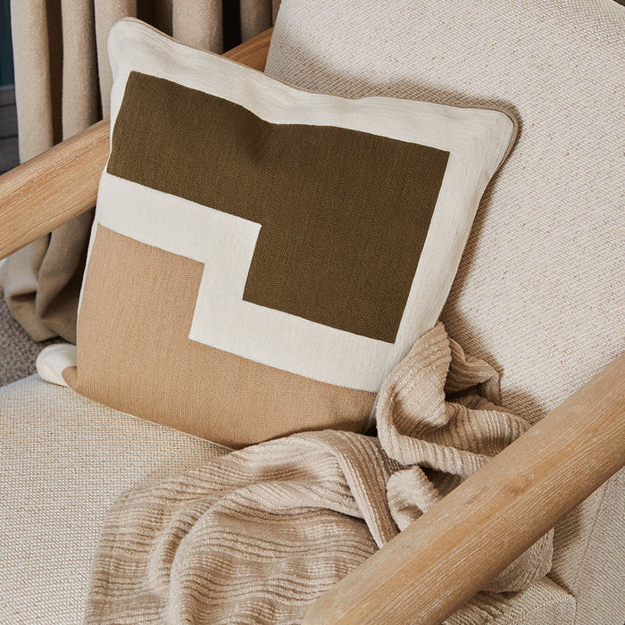 Creston Wood Armchair - Ivory