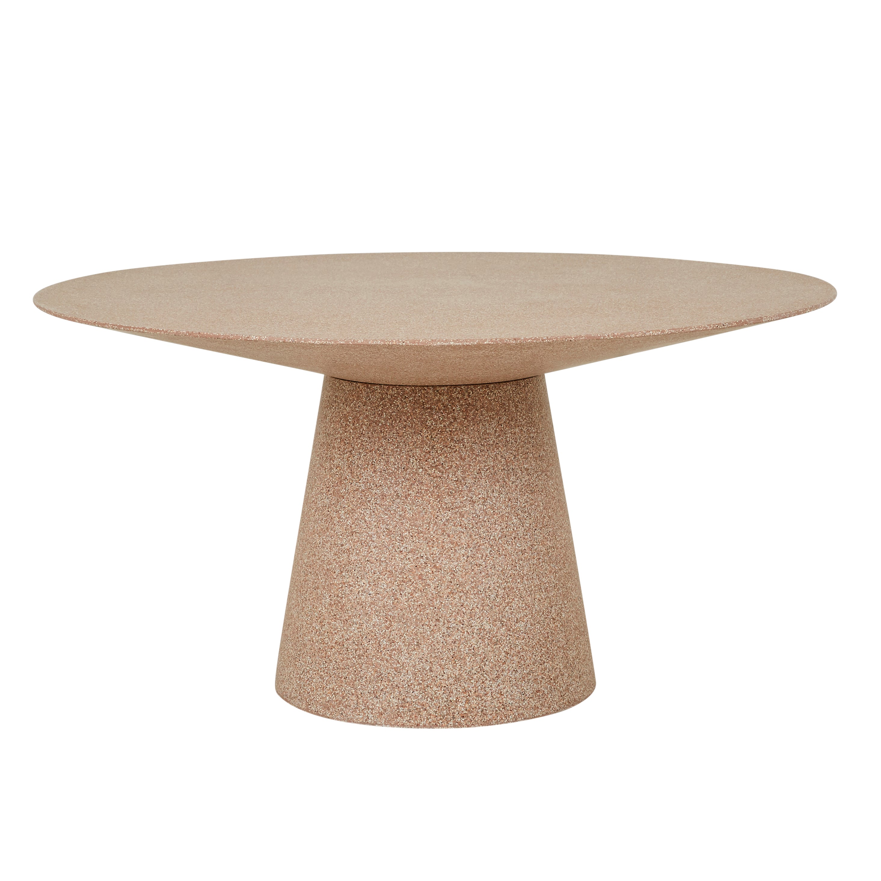 Livorno Round Outdoor Dining Table - Terracotta Speckle