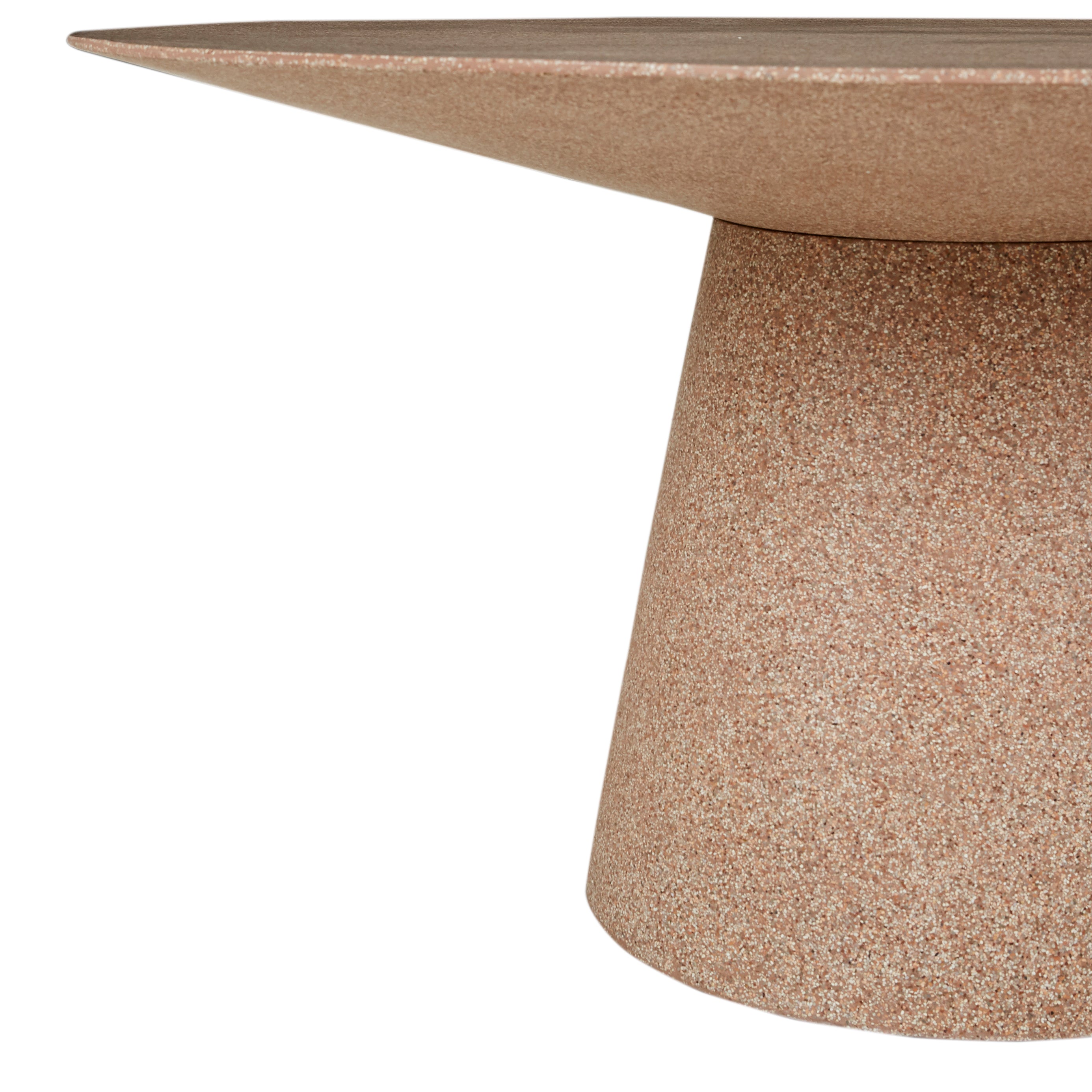 Livorno Round Outdoor Dining Table - Terracotta Speckle