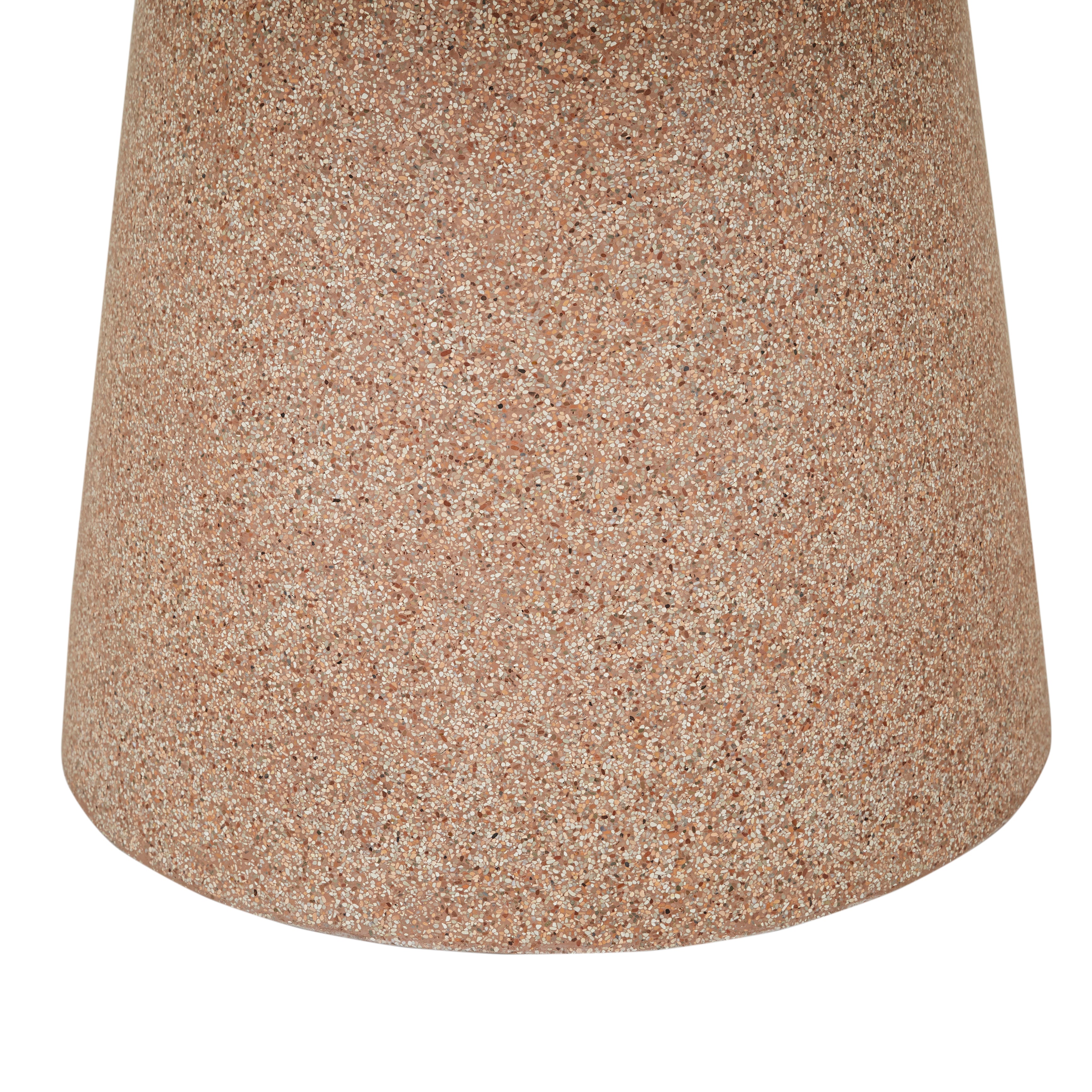 Livorno Round Outdoor Dining Table - Terracotta Speckle