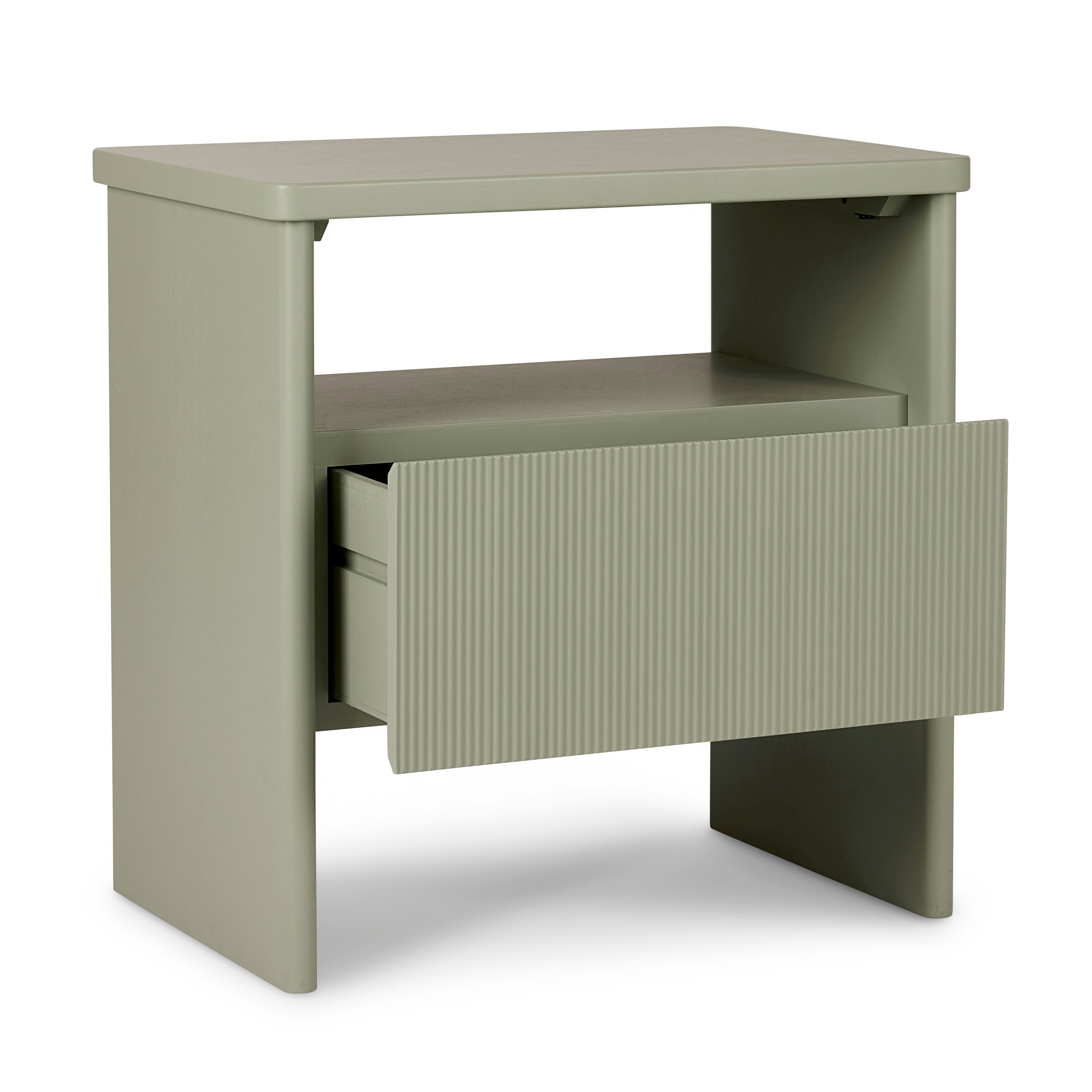 Darla Sage Green Bedside Table