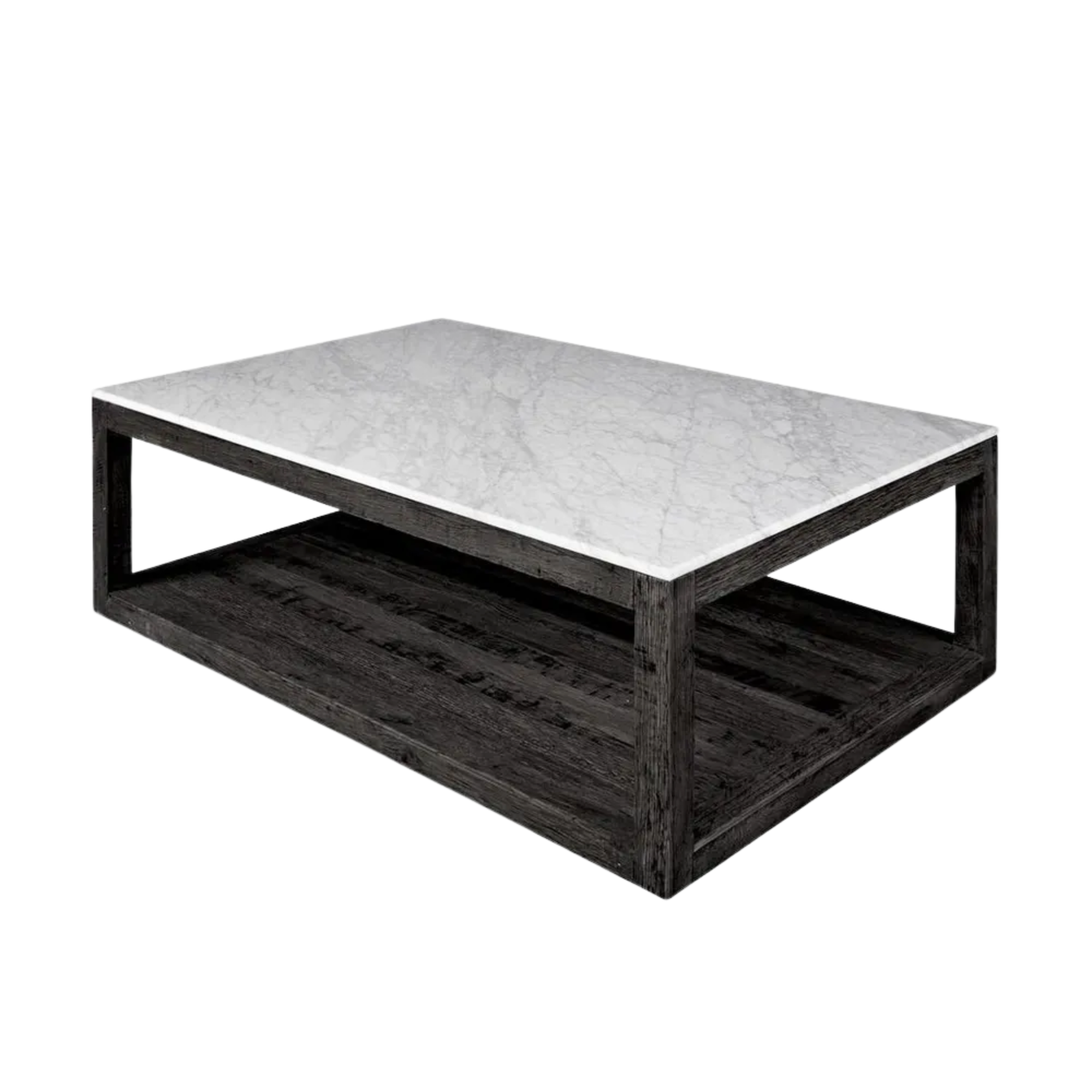 Denver Marble Coffee Table Black & White