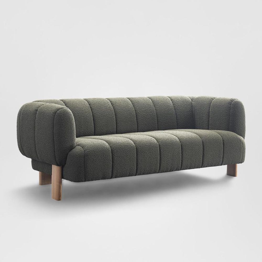 Ditto 2.5 seater Sofa Olive Boucle