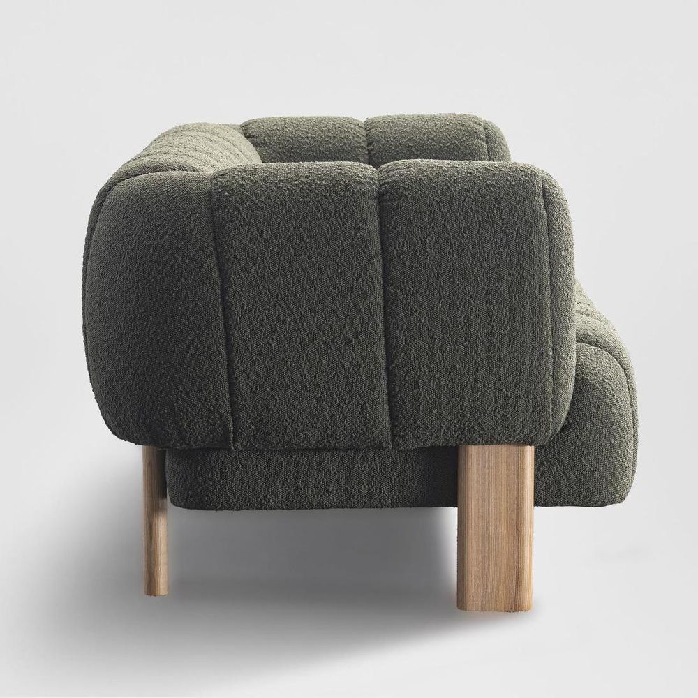 Ditto 2.5 seater Sofa Olive Boucle