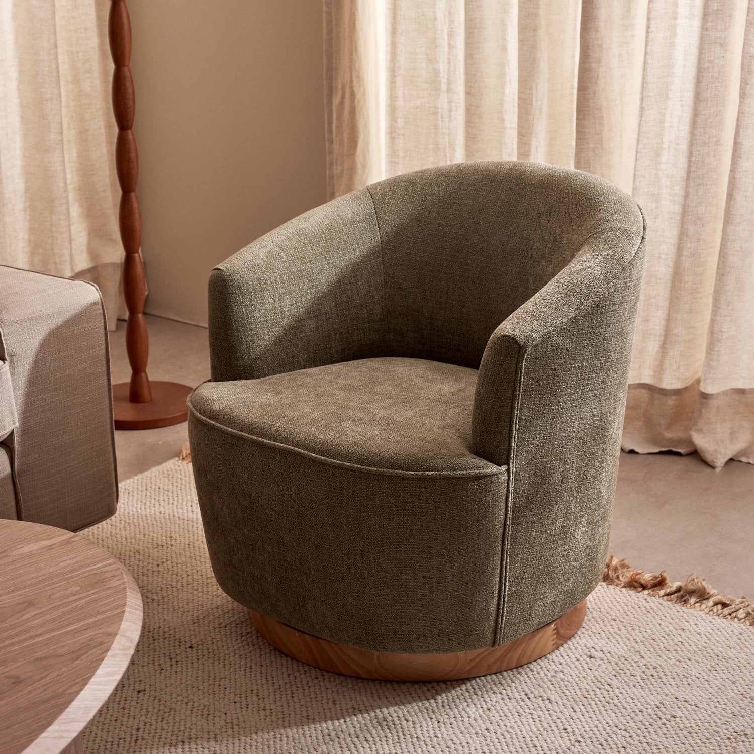 Dorset Sage Swivel Chair