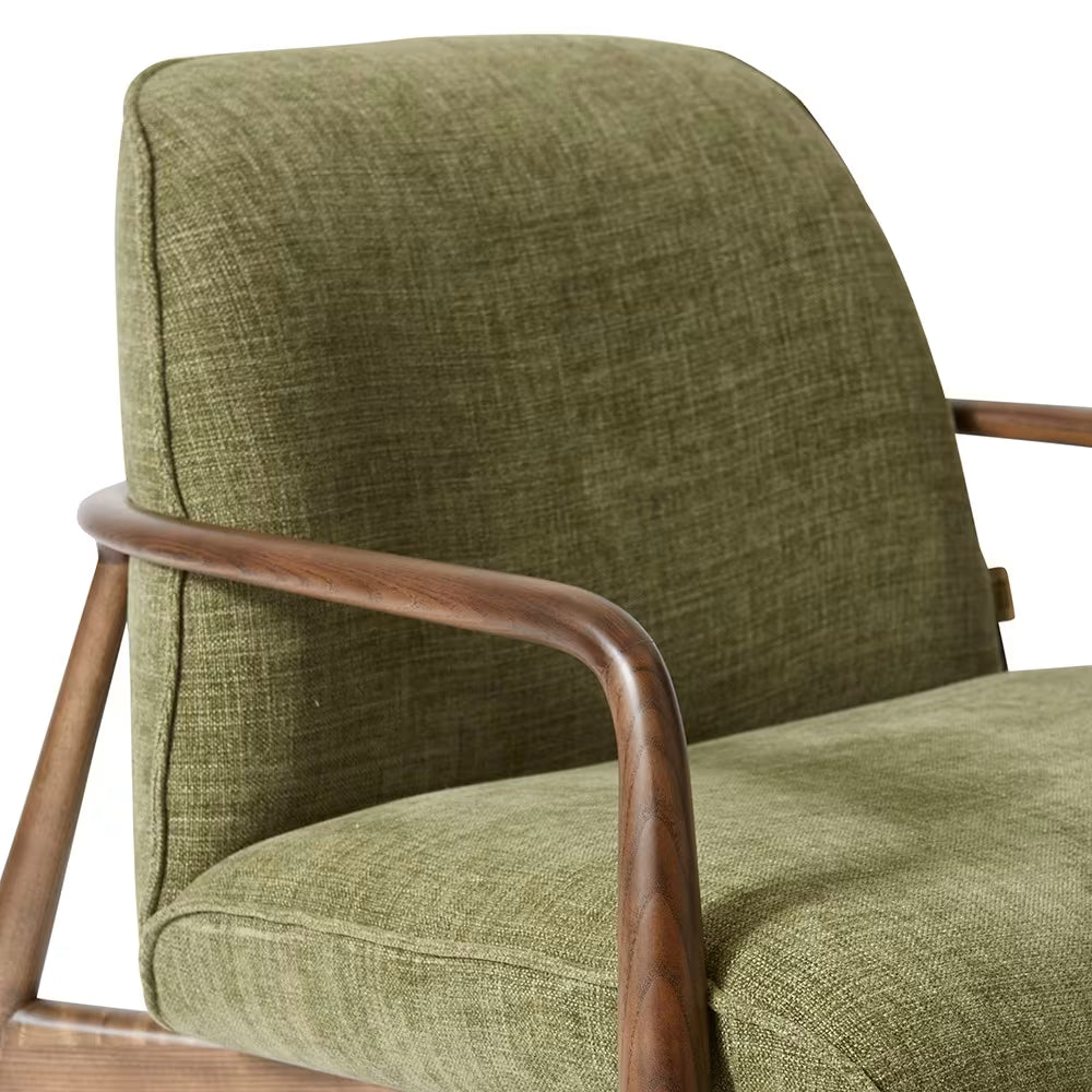 Elio Chair - Green/Brown