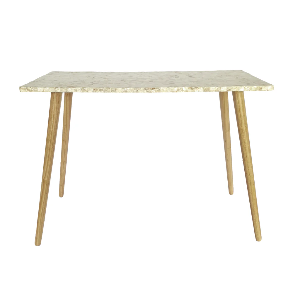 Elodie Pearl Console Table--Natural