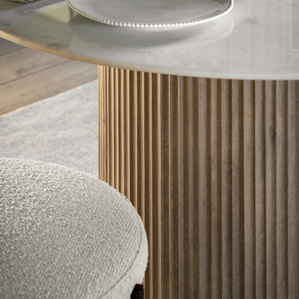 Marmo Round Dining Table 110x110x75cm