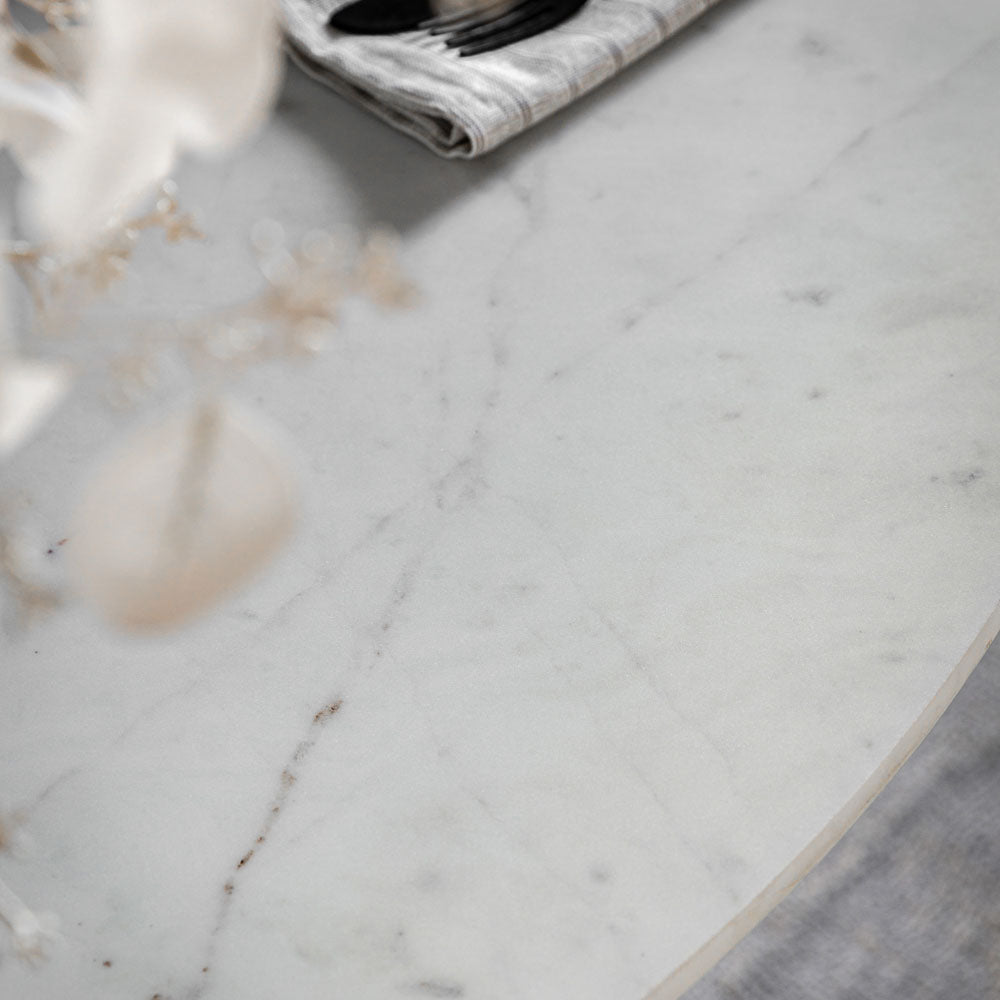 Marmo Round Dining Table 110x110x75cm