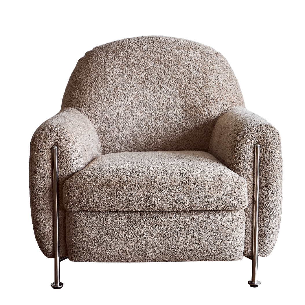 Hamburg Lounge Chair - Caramel