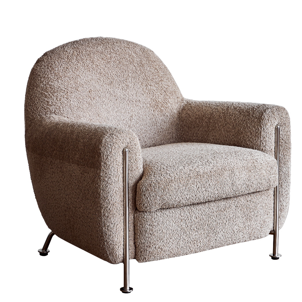 Hamburg Lounge Chair - Caramel