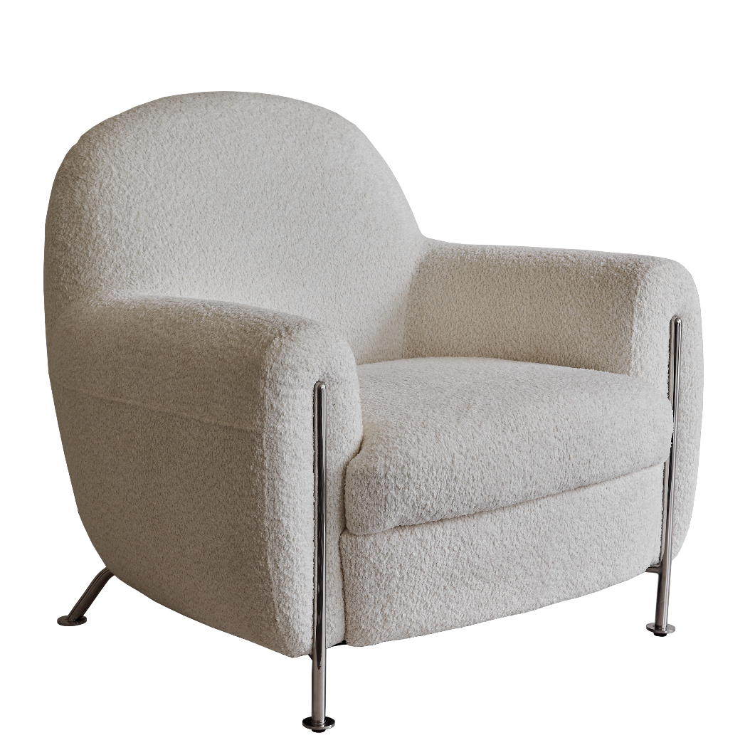 Hamburg Lounge Chair - Cream