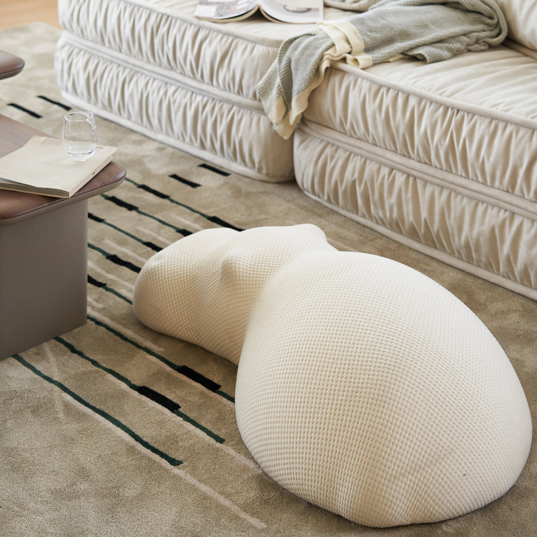 Hippo Pouf - Cream