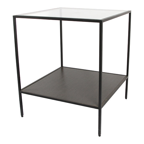 Emery Black Side Table