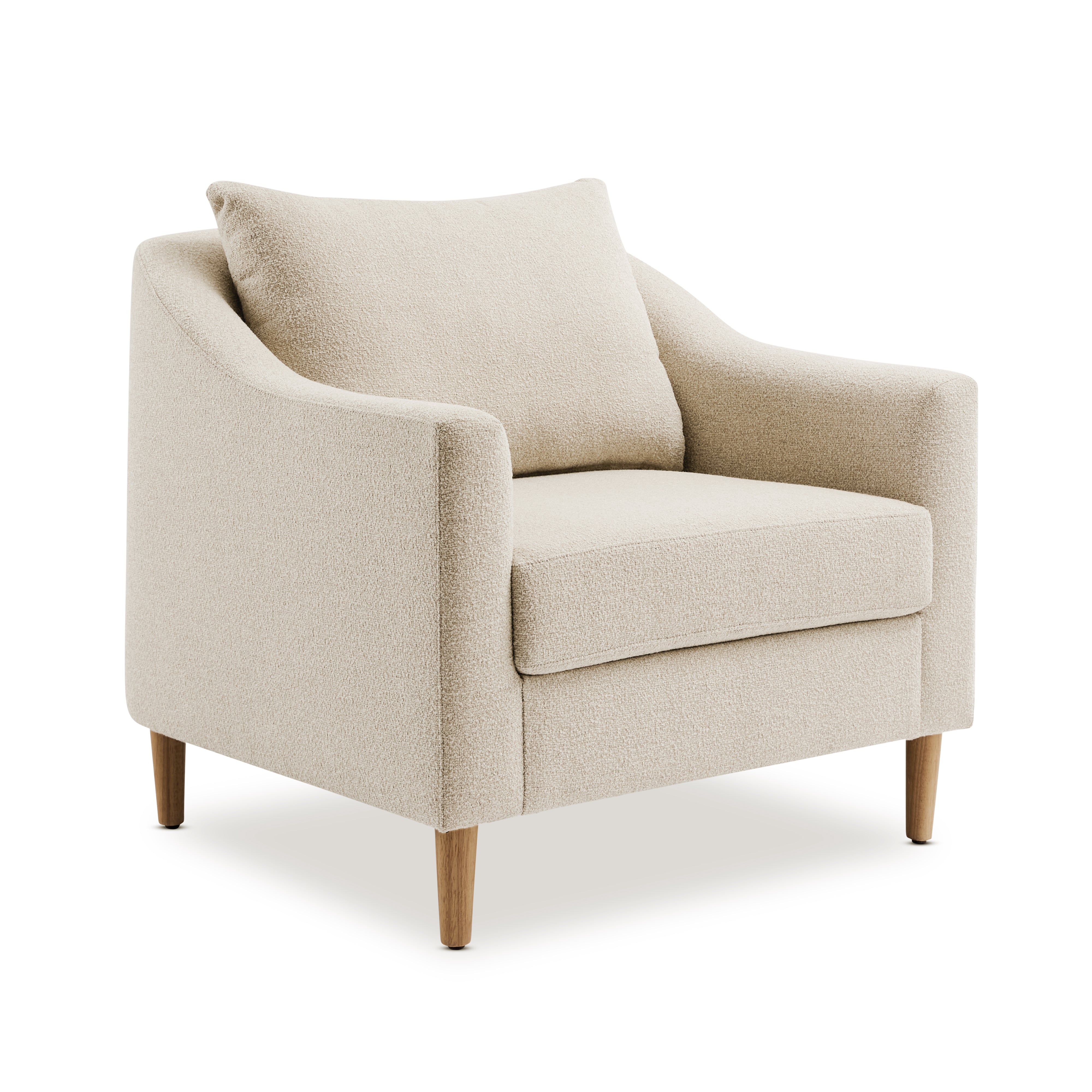 August Textured Cream Chair