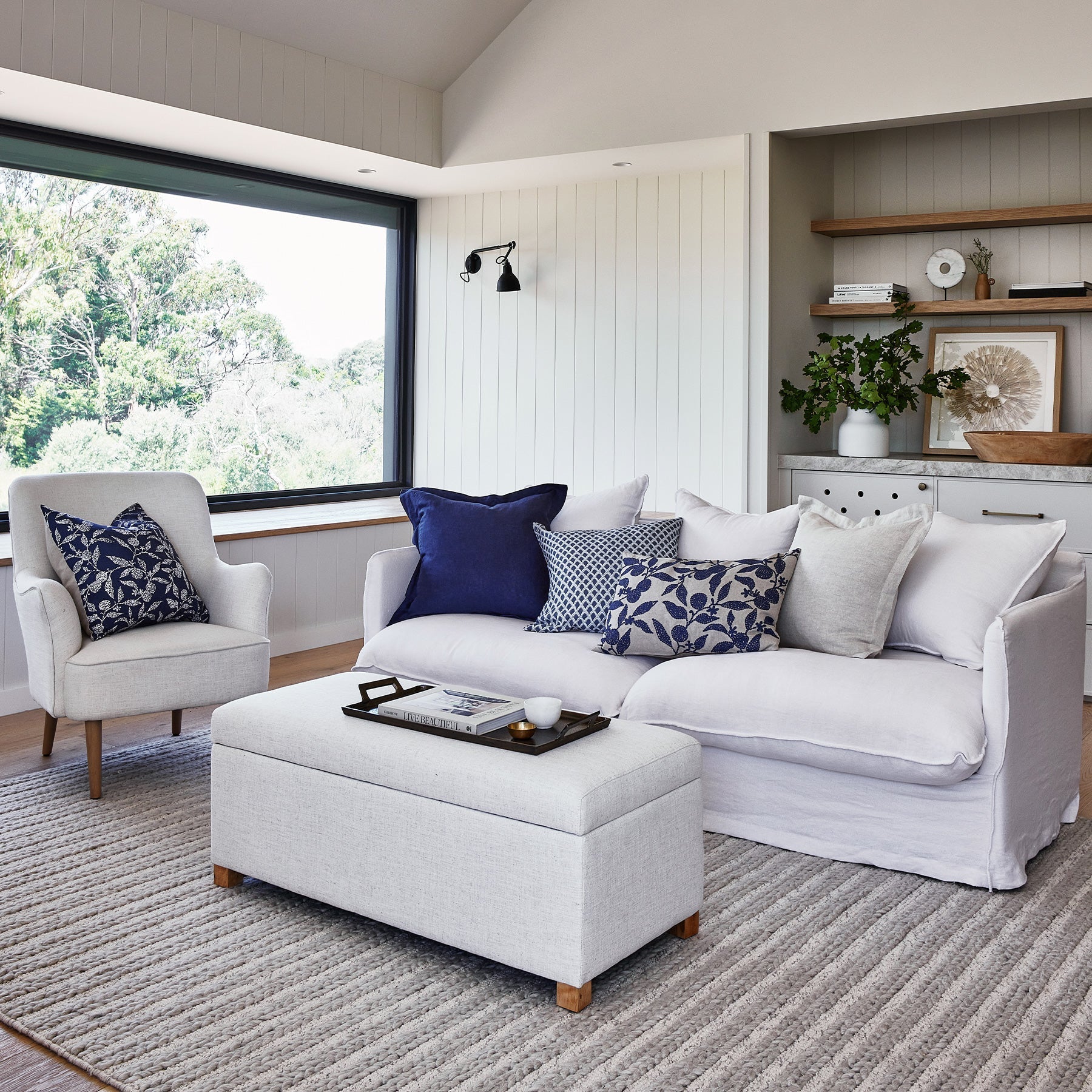 Paper Motif Shadow Box 60x60x4cm Set of 2