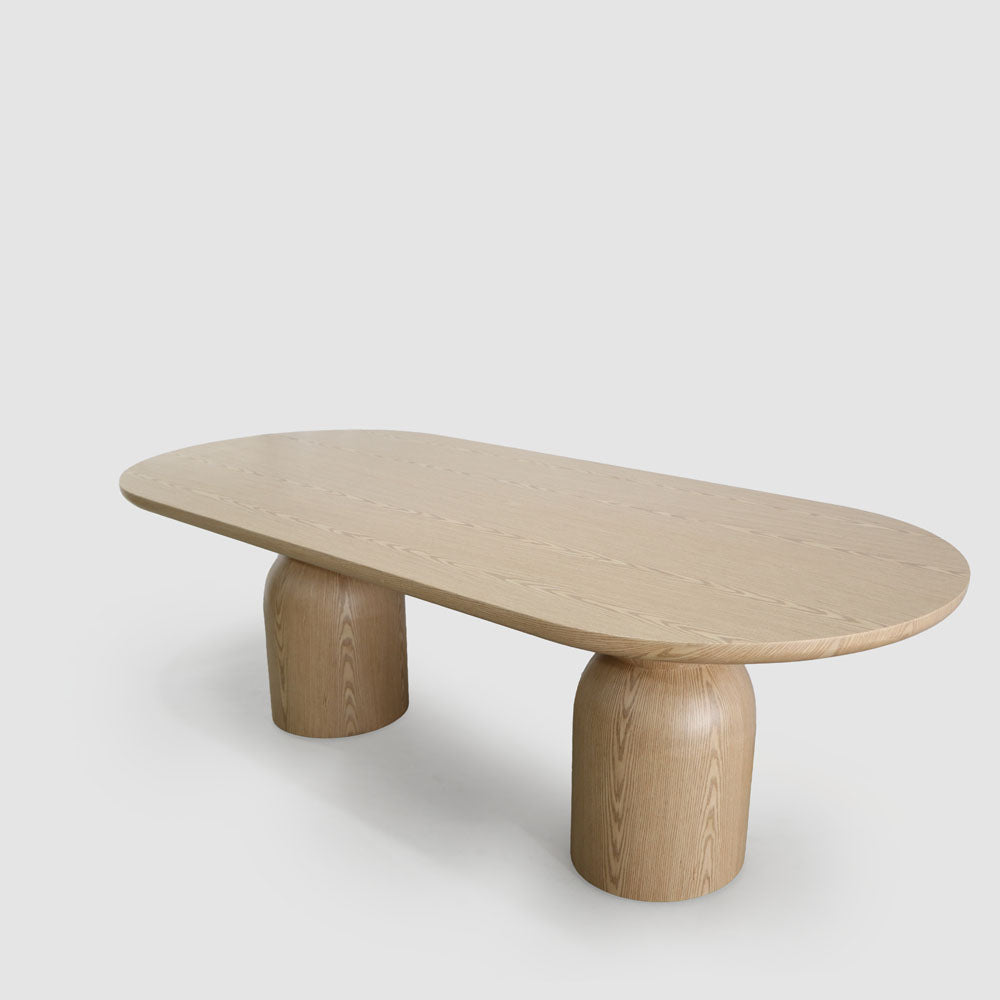 Olive Dining Table Oval Oak 240cm