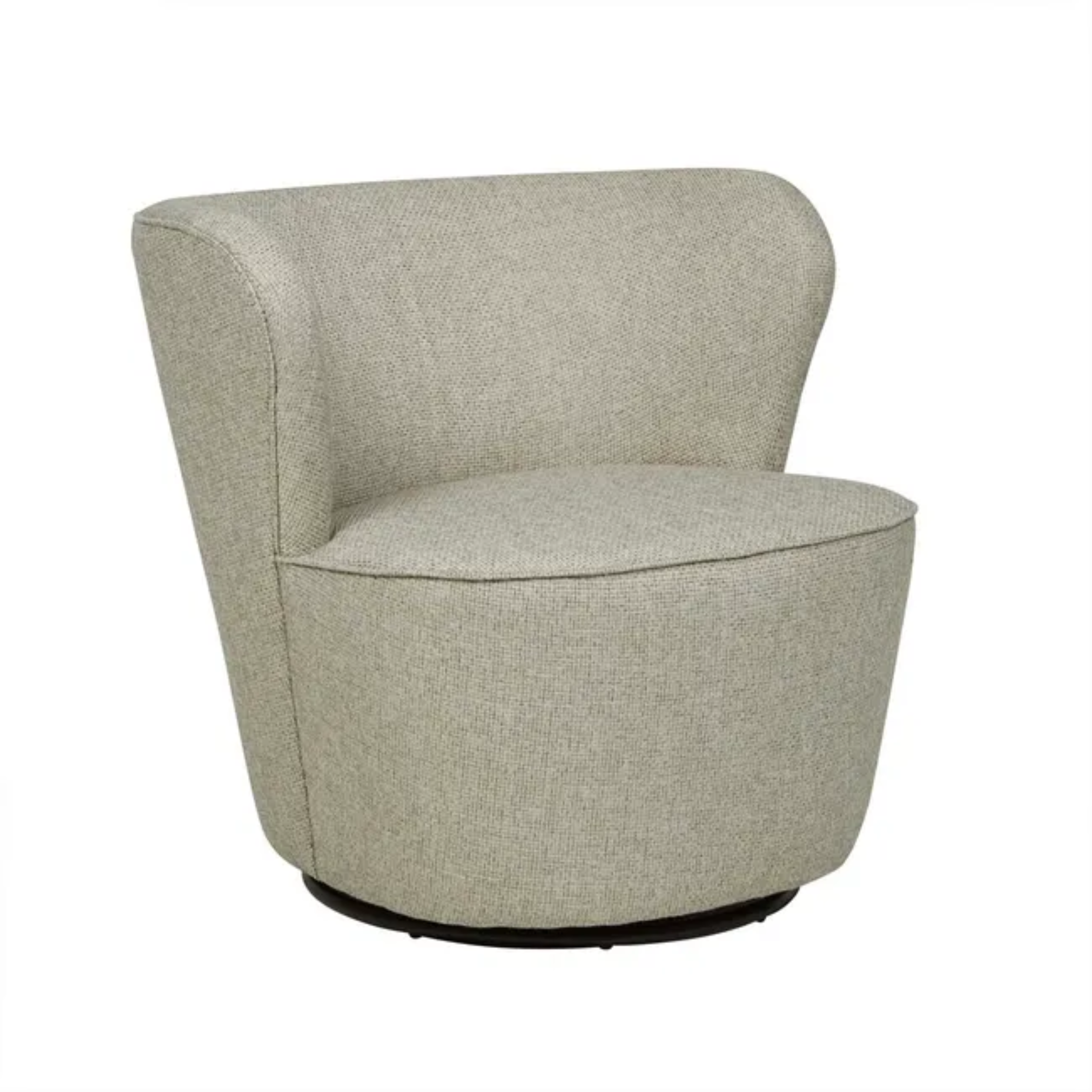 Kennedy Swivel Occasional Chair - Pebble