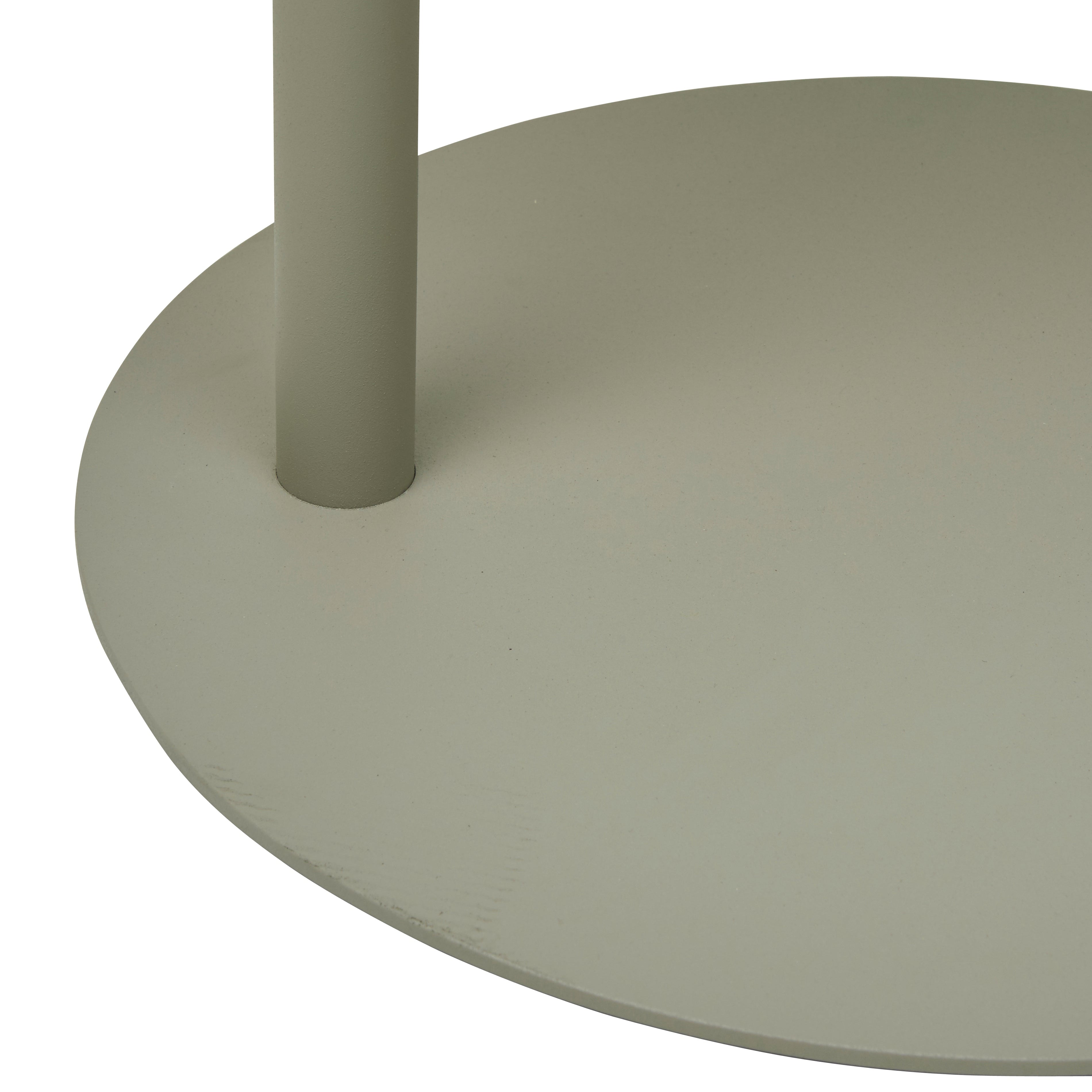 Aperto Ali Round Side Table Tall- Grey (Outdoor)