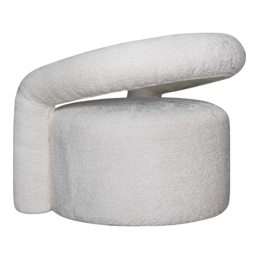 Lumen Boucle Occasional Chair - Ivory