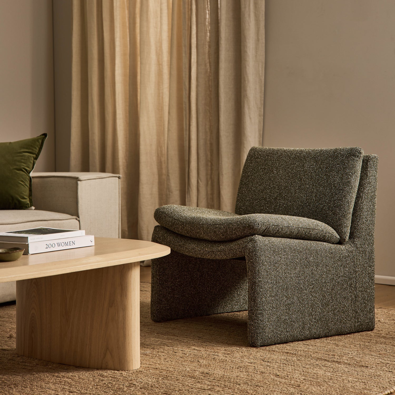 Levi Dark Green Chair