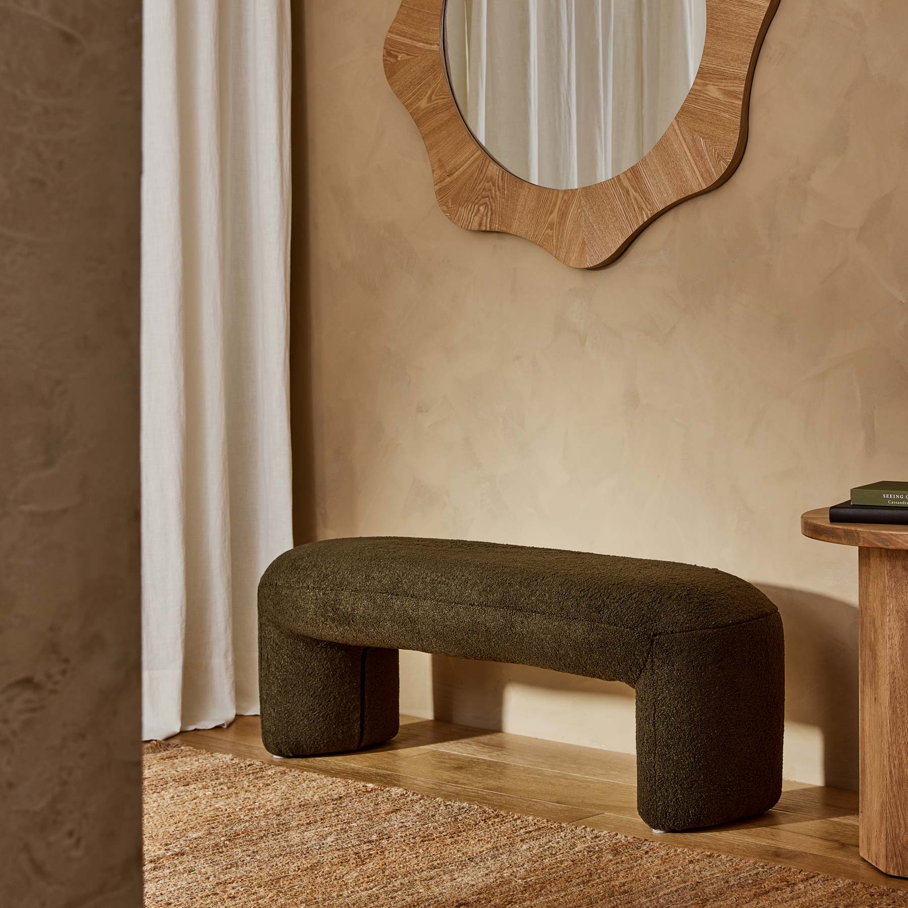 Circa Large Gold Mirror 100x100x2cm