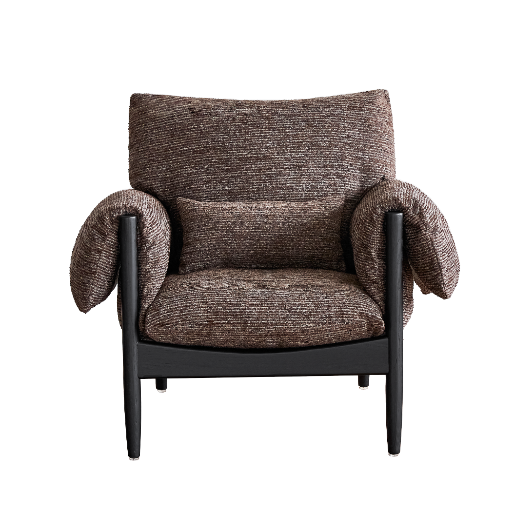 Martini Lounge Chair - Dark Brown
