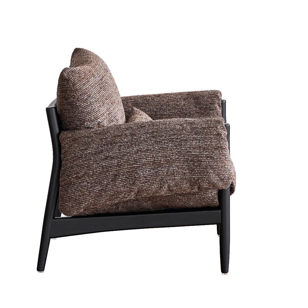 Martini Lounge Chair - Dark Brown