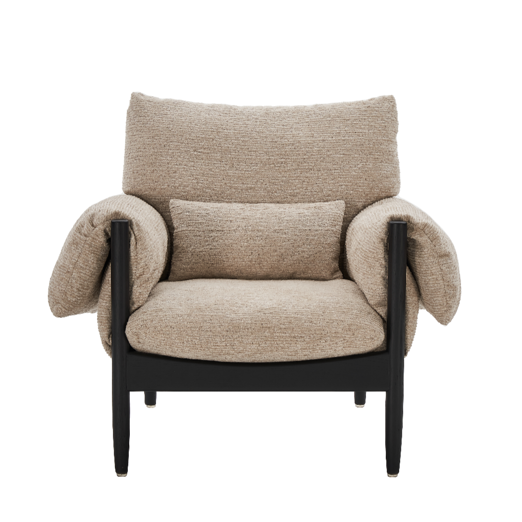 Martini Lounge Chair - Caramel
