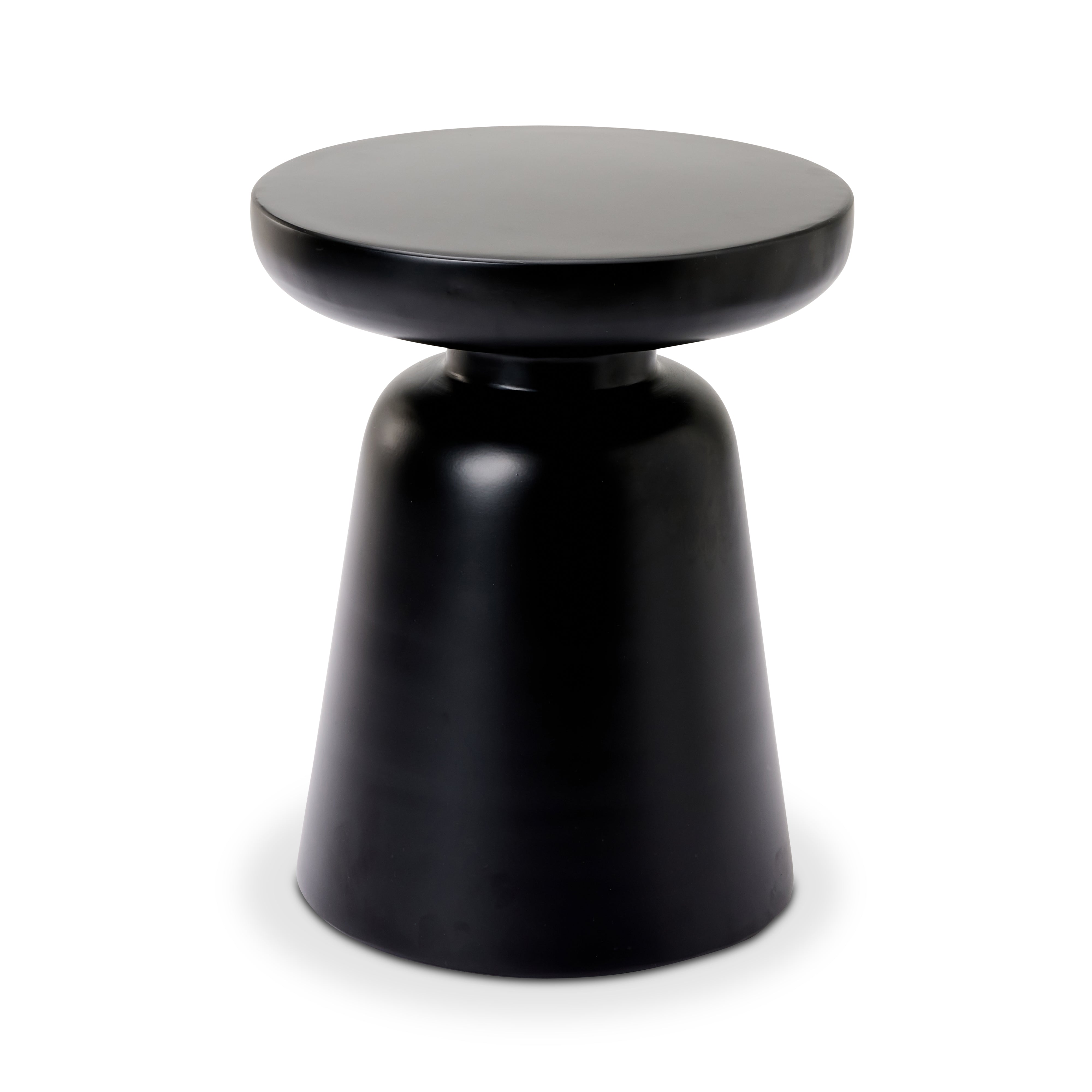 Baxter Matte Black Side Table