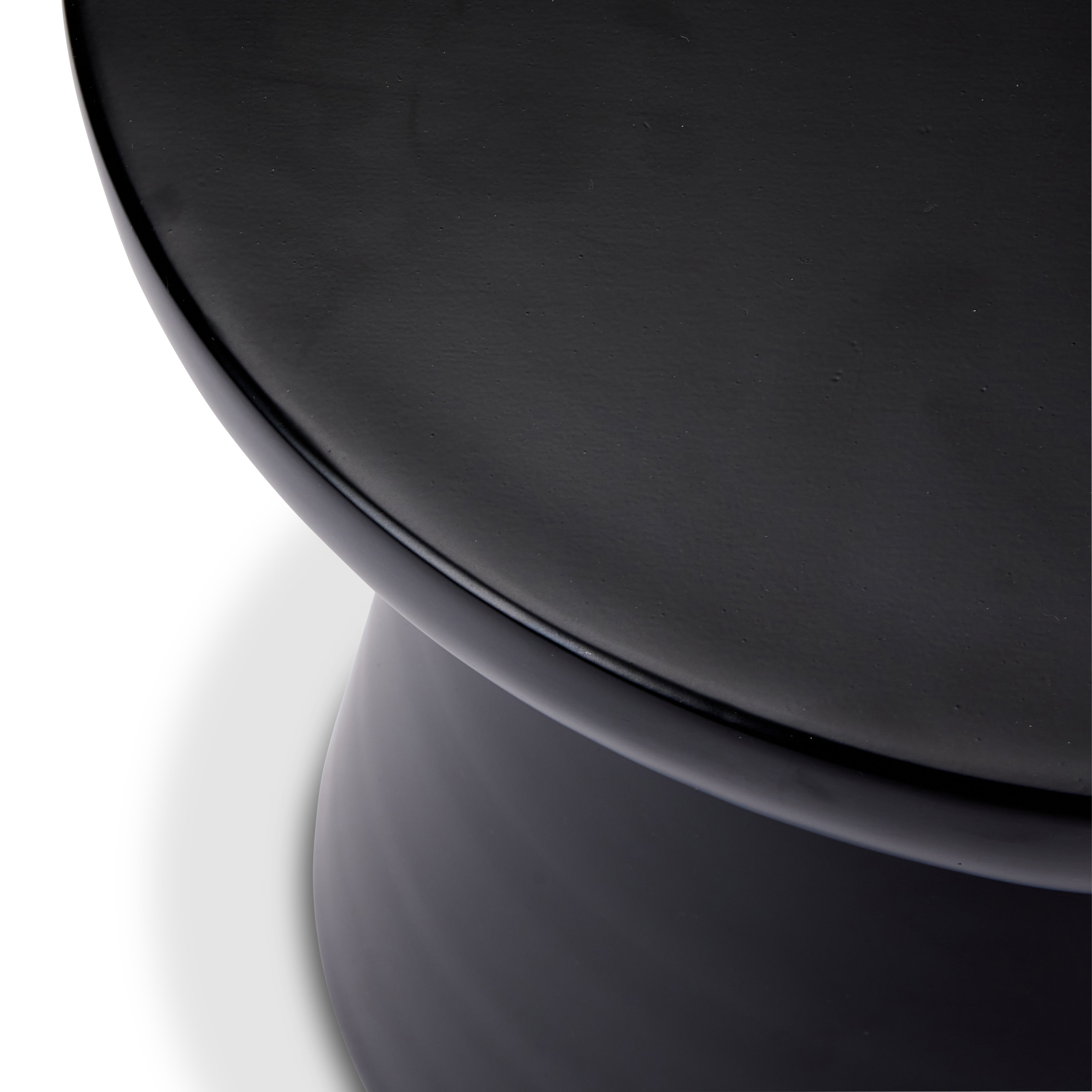 Baxter Matte Black Side Table