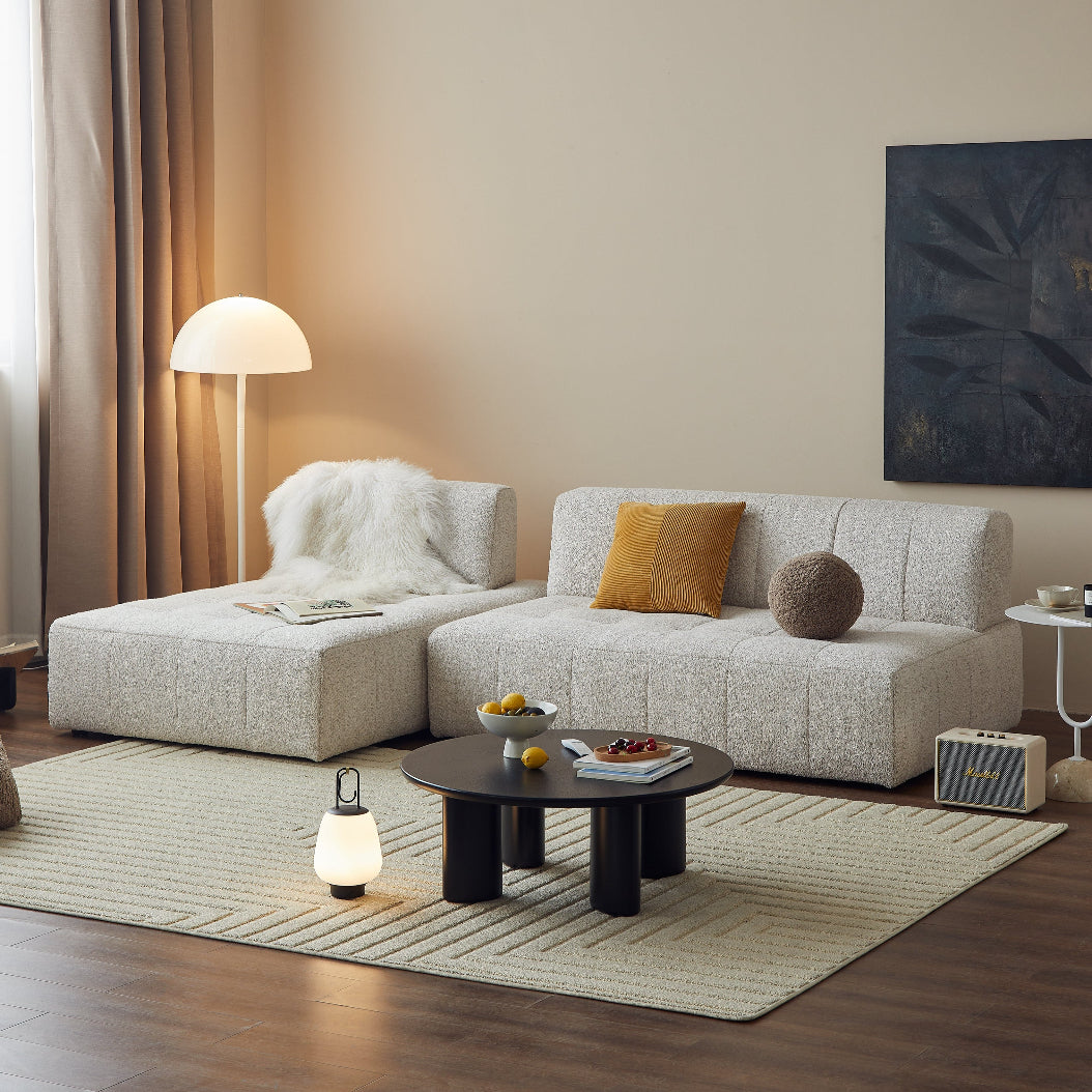 Mousse Two Seater Lounge - Charcoal