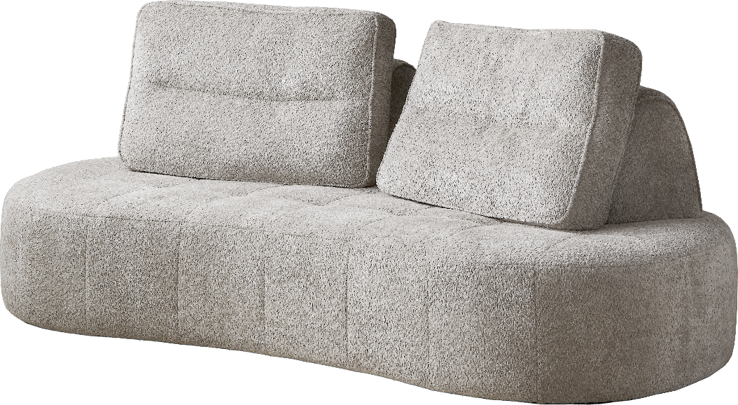 Mousse Round two seater Lounge - Beige