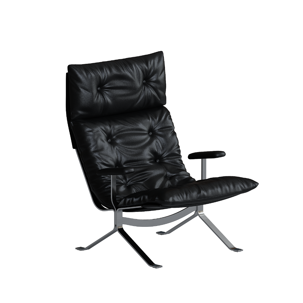 Omelette Lounge Chair with Armrests