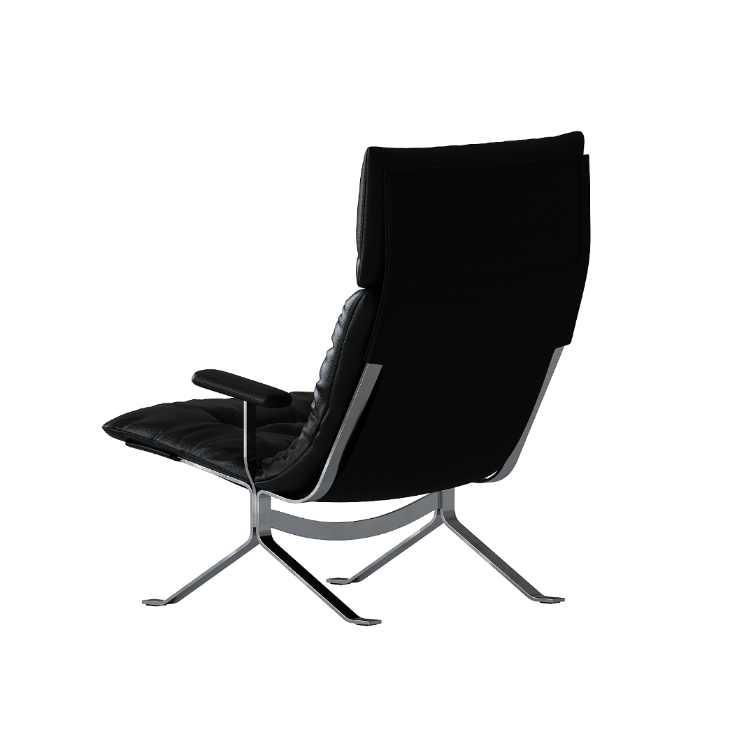 Omelette Lounge Chair with Armrests
