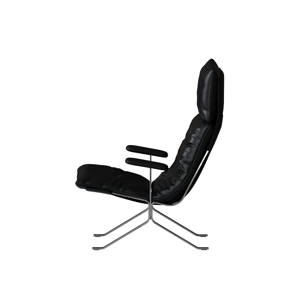 Omelette Lounge Chair with Armrests