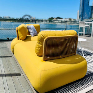 Ora Outdoor Lounge Sofa Modular Yellow - Olan Living