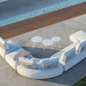 Ora Two Seater Outdoor Lounge - Greige