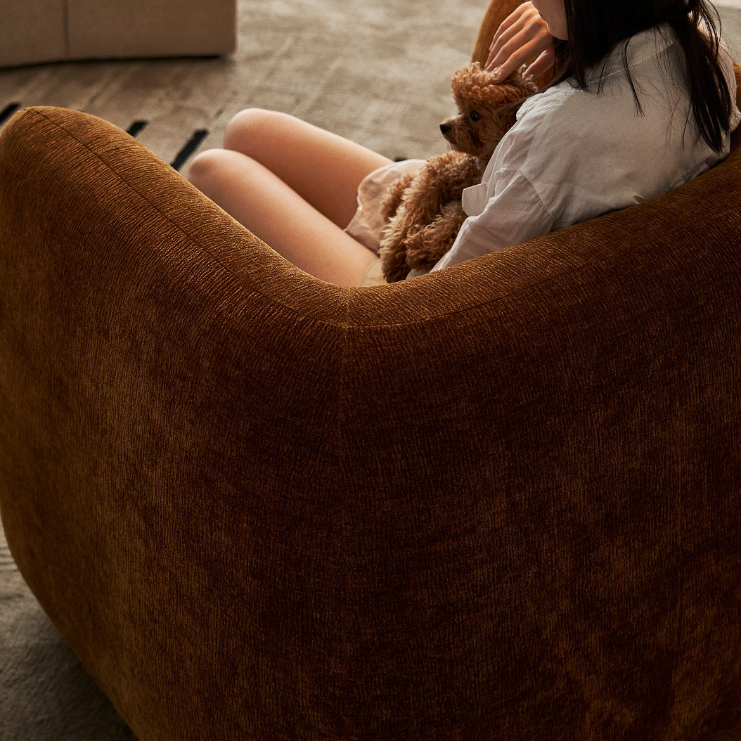 Plum 2 Seater - Caramel