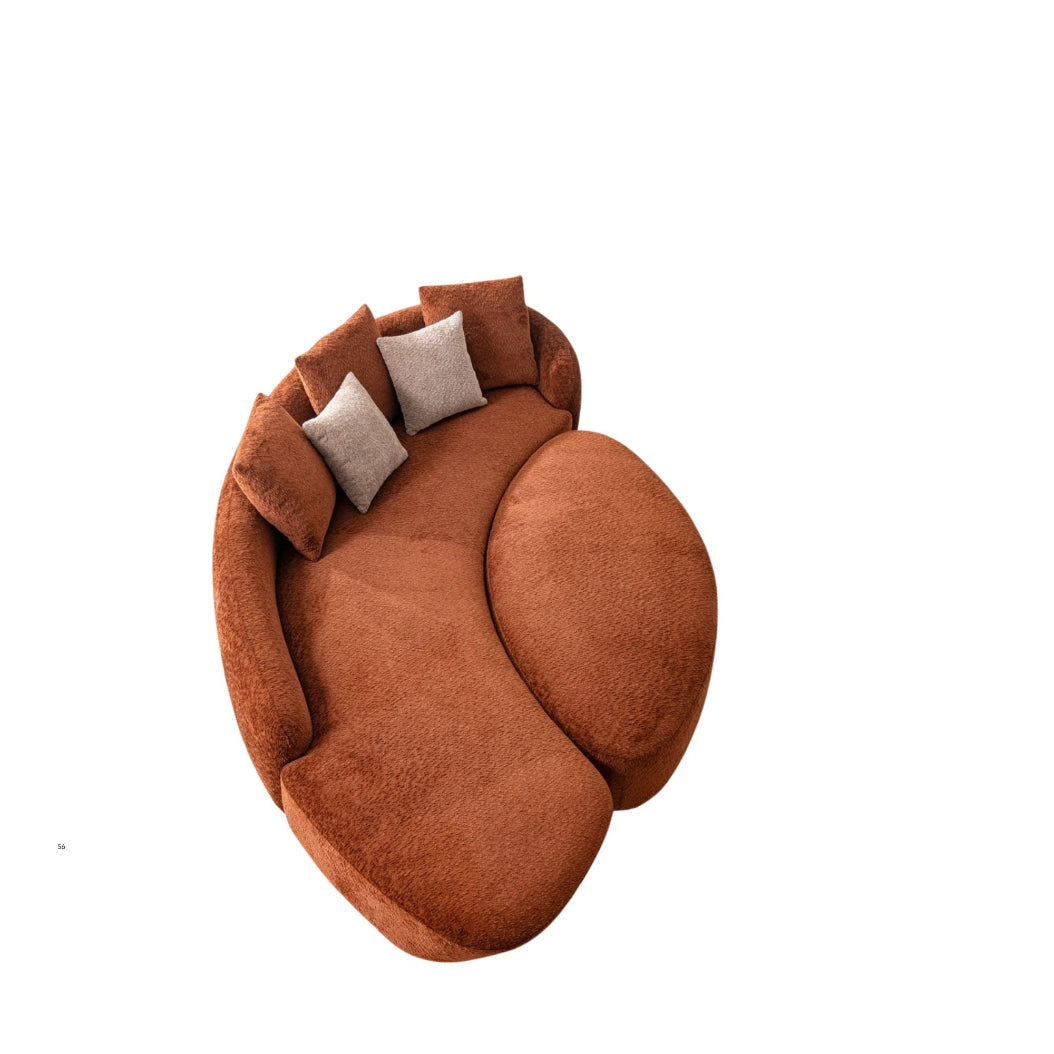 Remi Ottoman - Burnt Caramel