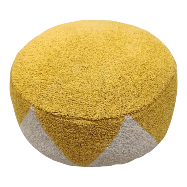 Rimsha Tufted Pouf - Sunflower