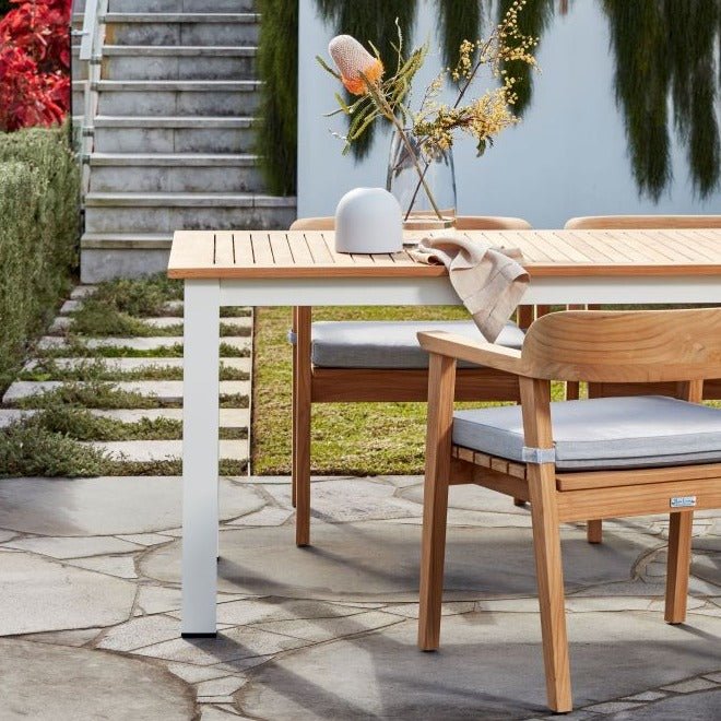 Rome Teak Outdoor Dining Set 50% OFF - Olan Living