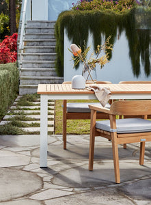 Rome Teak Outdoor Dining Table and Chairs