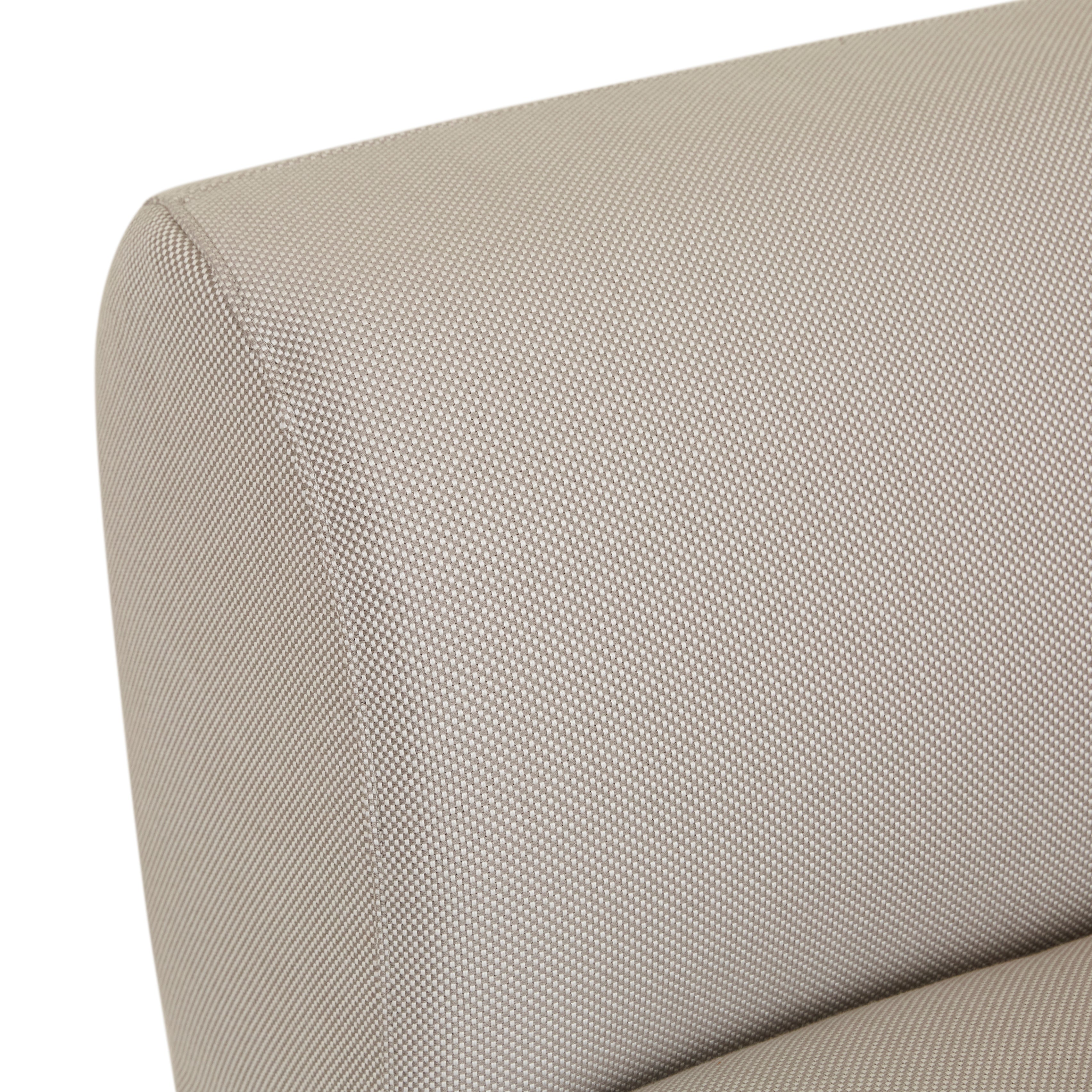 Aruba Curve (Outdoor) - 2 Seater Right Arm Sofa - Misty Grey